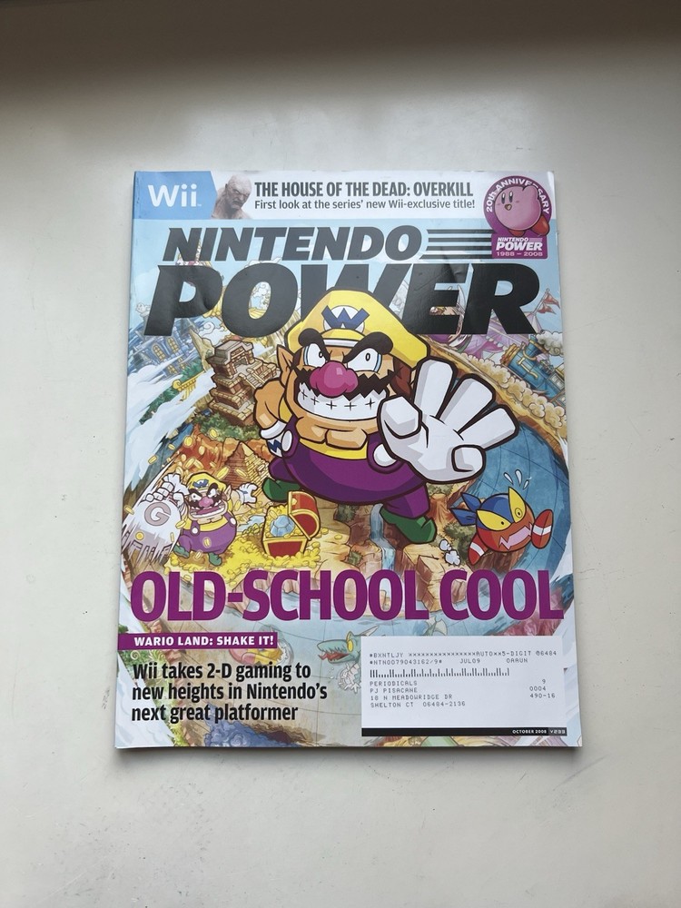 Nintendo Power Volume 233 October 2008 Wario Land Shake It!