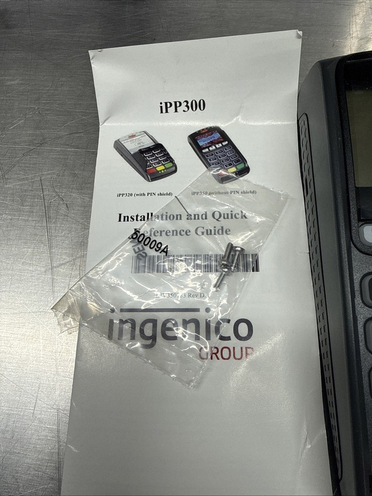Ingenico iPP320 Payment Terminal with Connector Cable & Manual