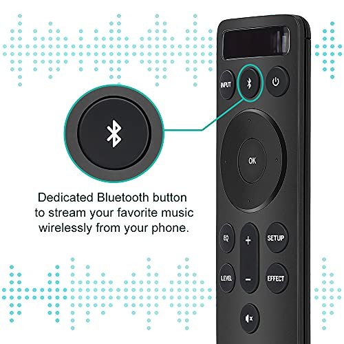for Vizio Soundbars Bluetooth Backlit Display Remote Controller