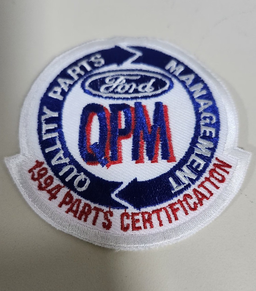 1994 Parts Certification Ford QPM IronOn Patch