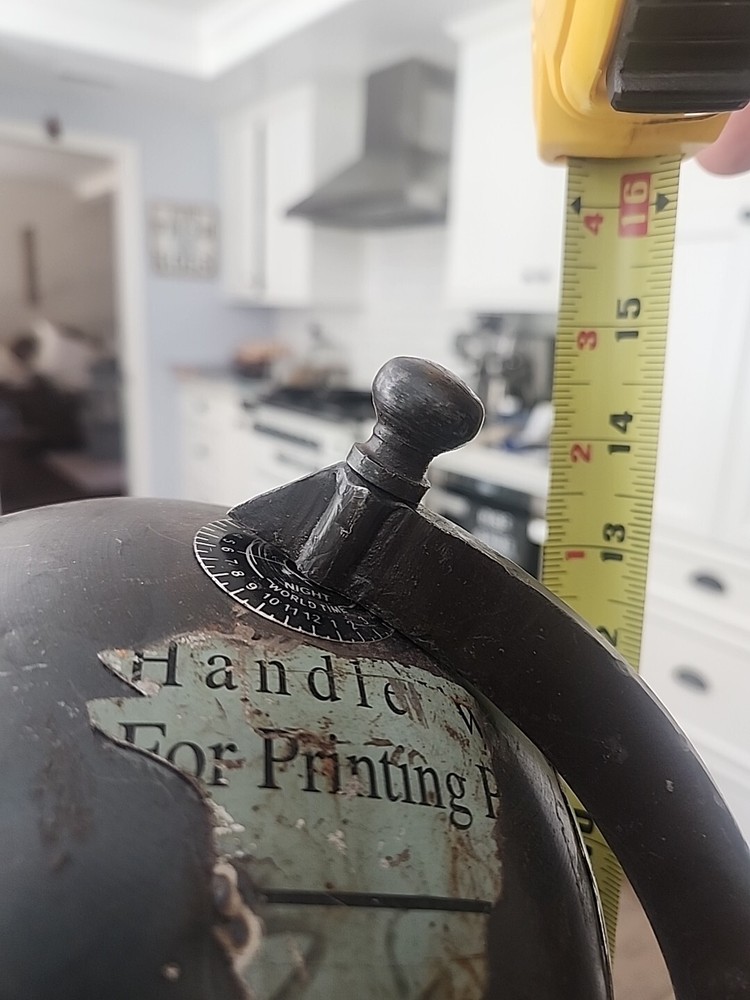 Reclaimed Metal Globe Home Decor, Small