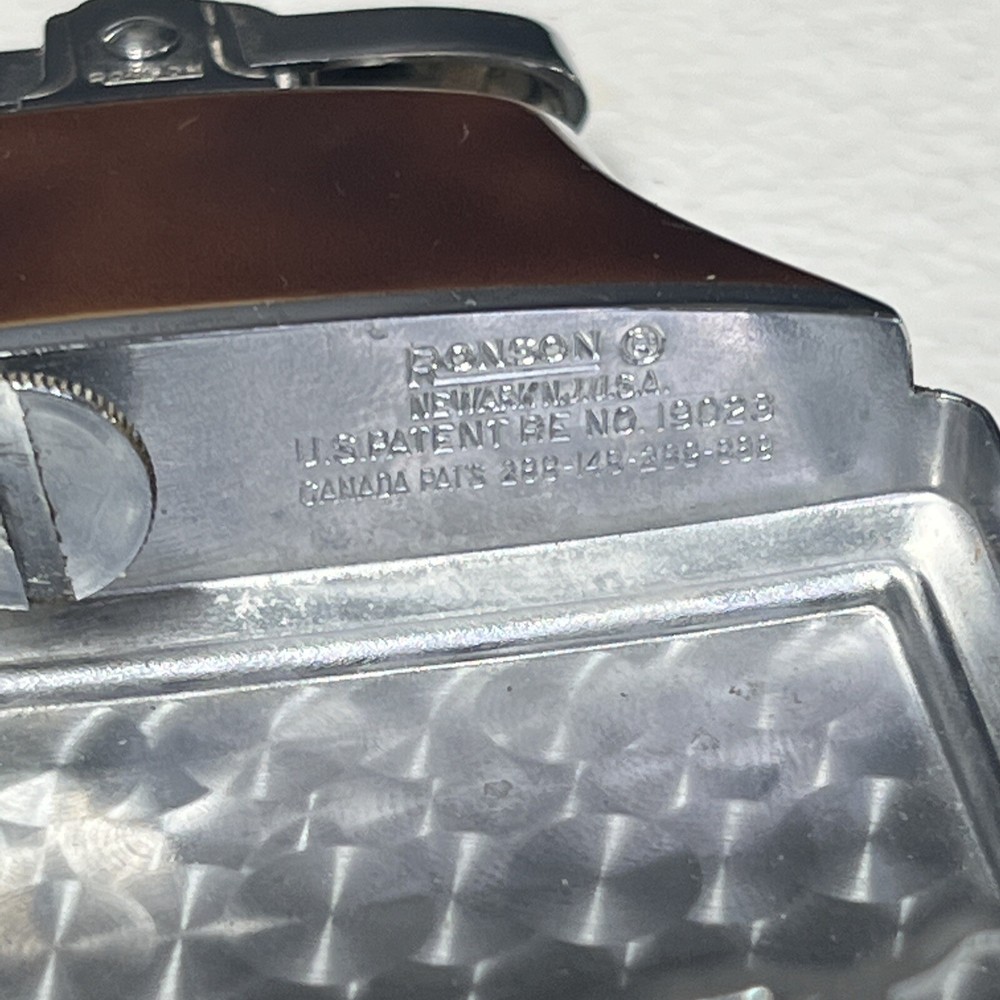 Vintage Ronson Mastercase Lighter With Cigarette Case Untested