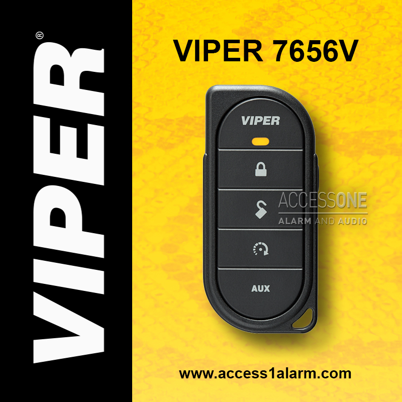 Viper 7656V 1-Way Remote Control Replacement Transmitter With Leather Case NEW