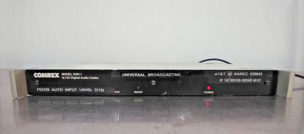 Comrex DXR.1, G722 Digital Audio Codec