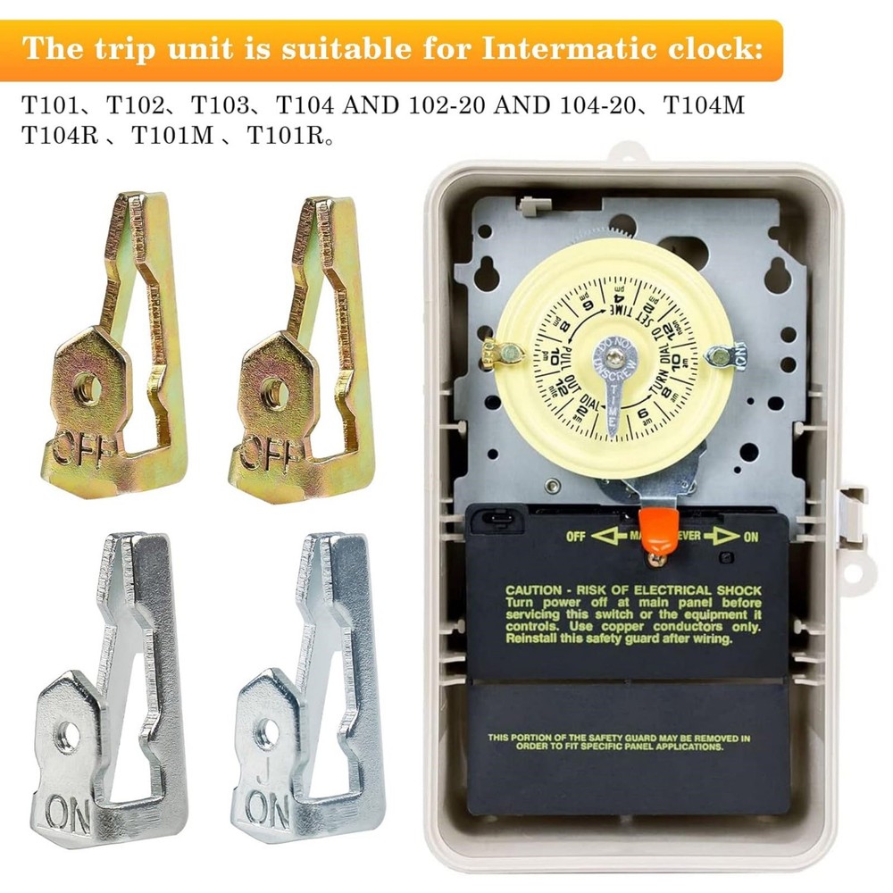 For Intermatic Electrical Timer Tripper Components 156T1978A Kit with Screws