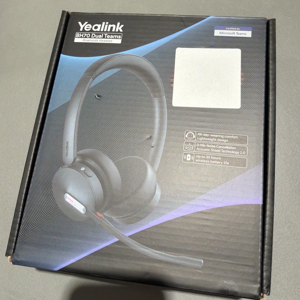Yealink BH70 Dual Wireless Headset with Mic