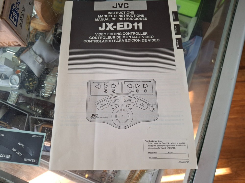 Controller JVC Video Editing JX-ED11 (K) Simple & Easy Video Controller IN BOX