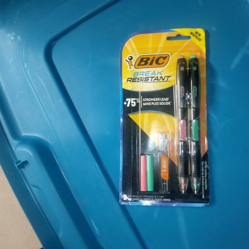 Bic Break Resistant Mechanical Pencils 0.7 mm #2 Medium 2Pencils Total