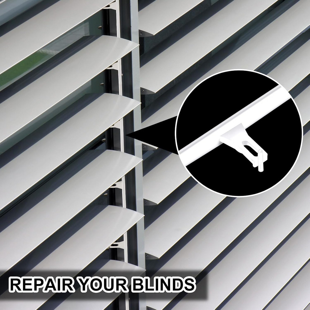 20 Pcs Shutter Repair Slider Connector Plantation Shutter Repair Kit Replacement