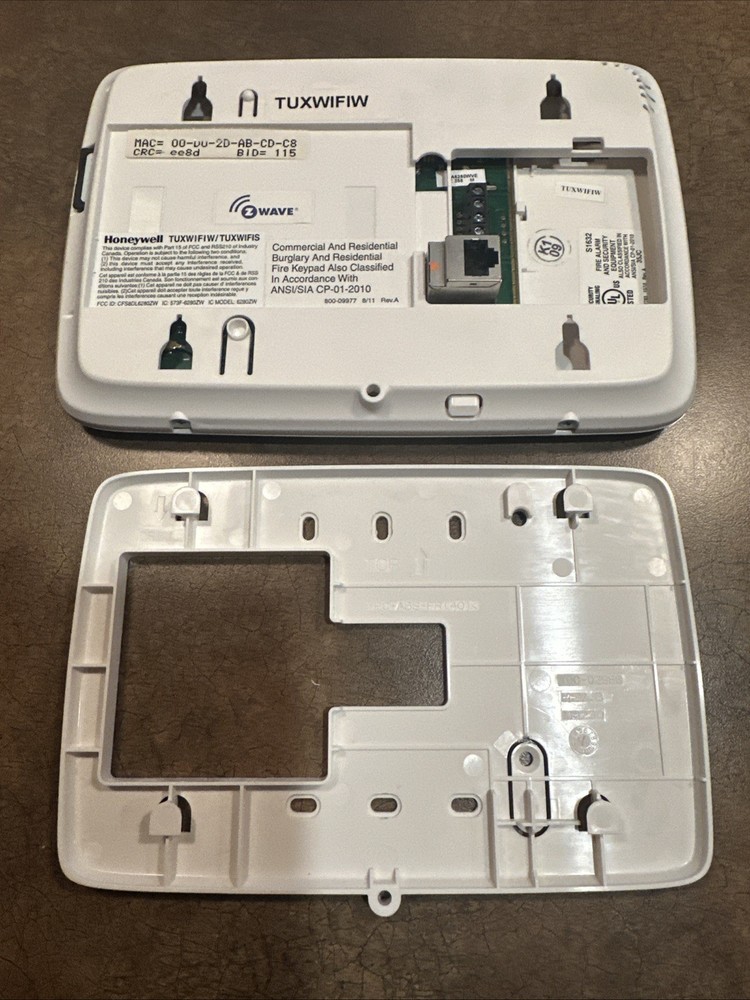 Honeywell Tuxedo Touch Controller Keypad - TUXW
