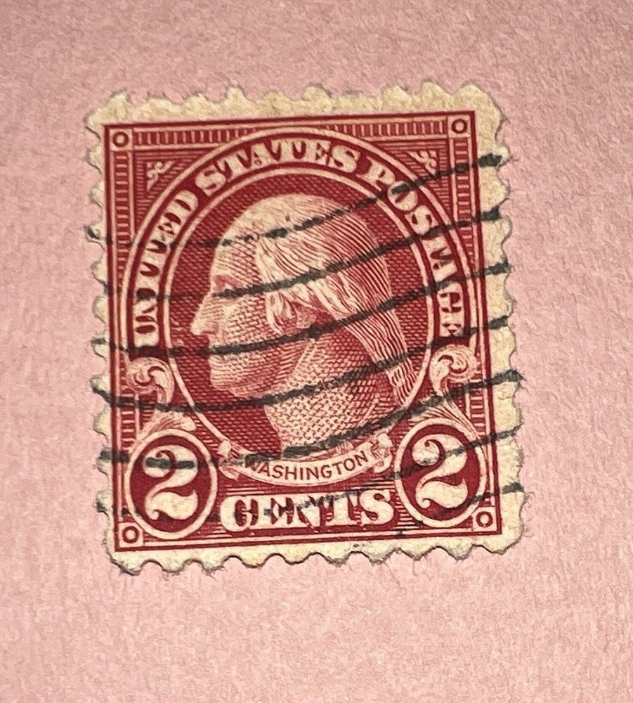 💥💥 💥💥 George Washington Red 2 Cent Postage Stamp-  Vintage 🔥