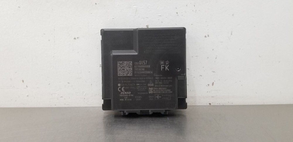 16 CADILLAC ESCALADE KEYLESS ENTRY CONTROL MODULE 13510157