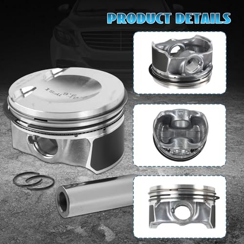 4PCS Piston Ring Set Φ21mm 06H107065AM for 2.0T Engine - Compatible with