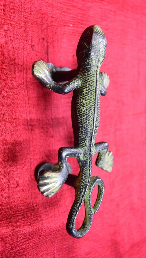 Door Hardware Lizard Handle Brass Metal Cabinet Drawer Kitchen Pull Handle M27