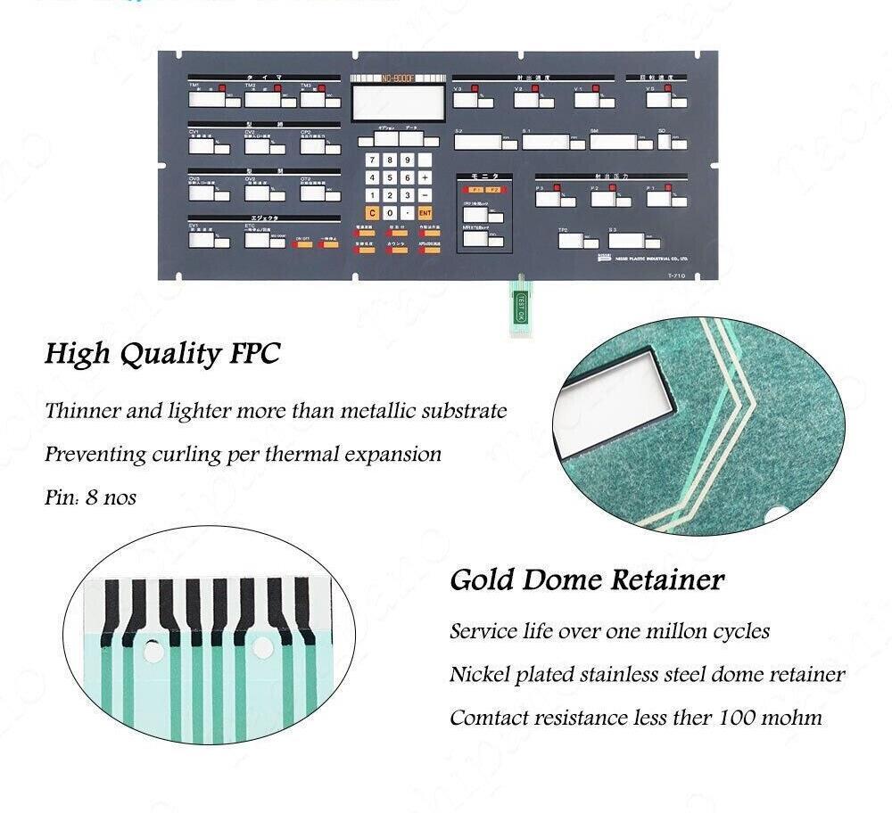 Membrane Keypad for NC-8000F NC8000F Switch Keyboard