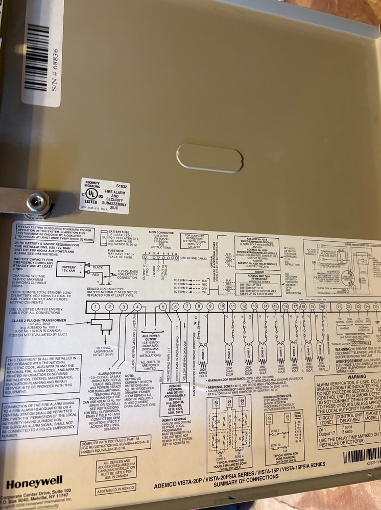 Vista Access Control Panel VISTAKEY