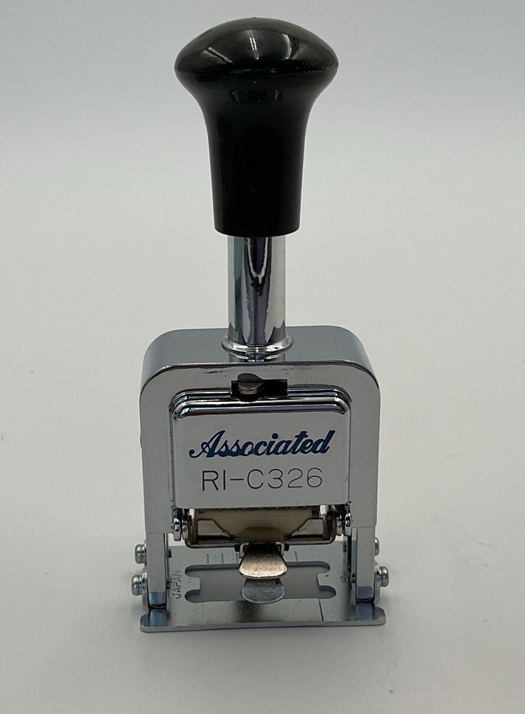 Vintage Associated Numbering Machine R1-C326, Style E