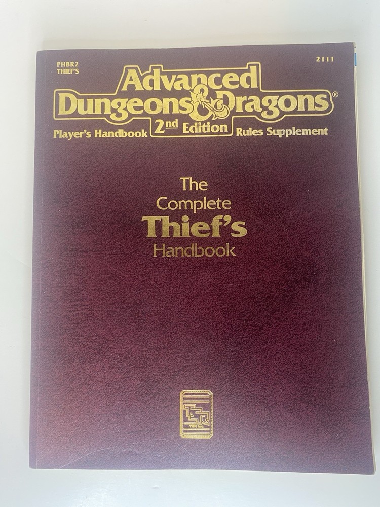 Advanced Dungeons & Dragons Complete Thief's Handbook PHBR2 1993