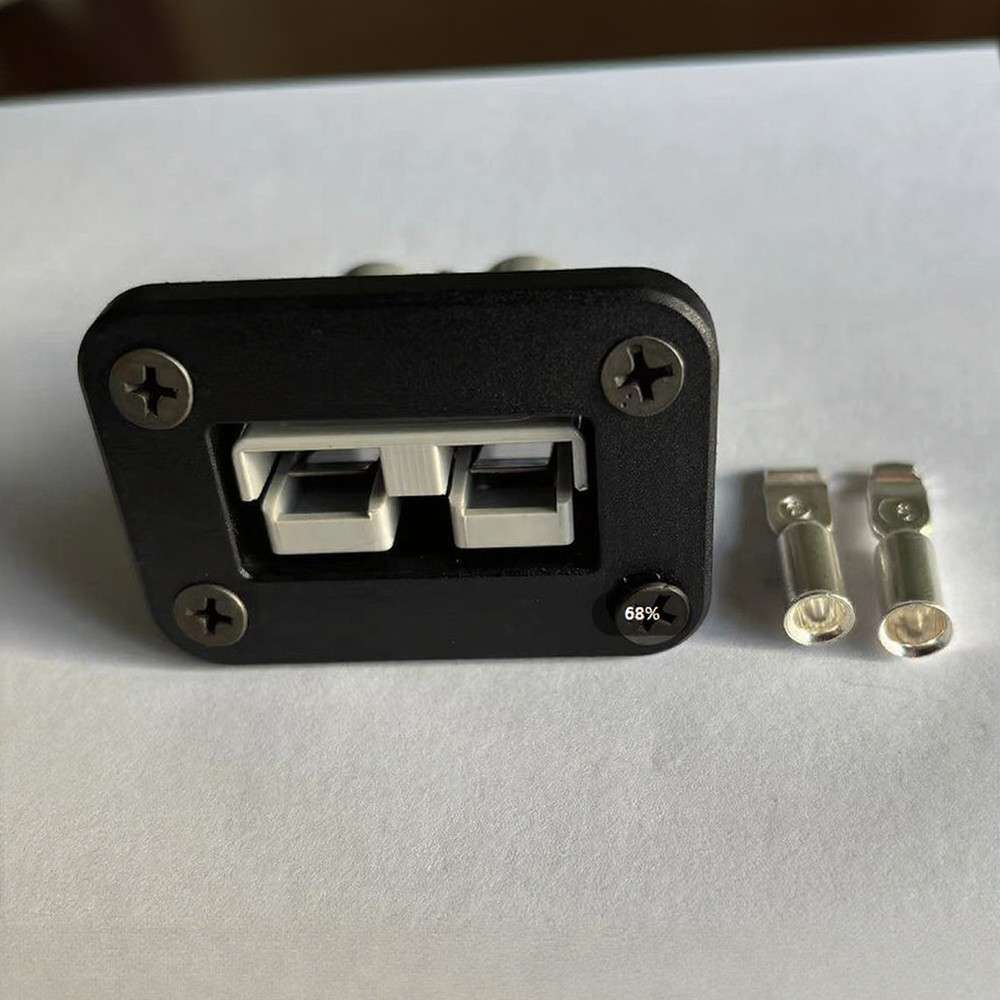 50A EV Charging Connector with Fixed Bracket Installation and Silicone Cover