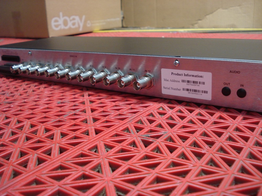 Verint Nextiva S1712E-T Video Encoder 12-Port Networked Video Server