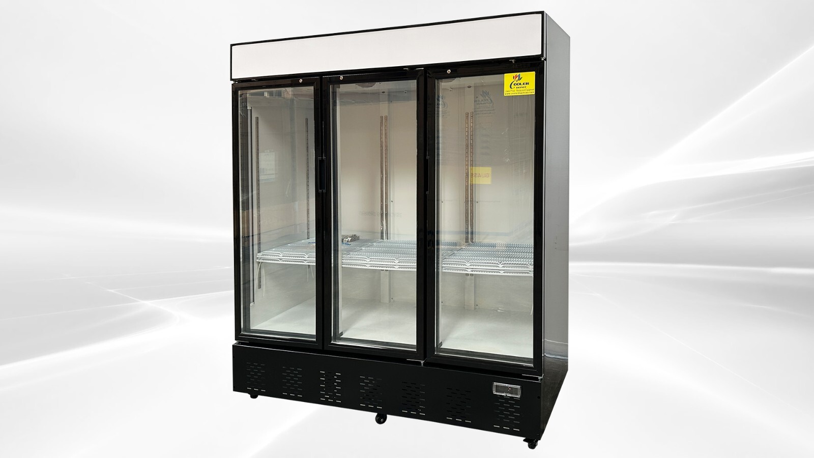 NEW 72" Commercial 3 Glass Door Merchandiser Refrigerator Display Cooler NSF ETL