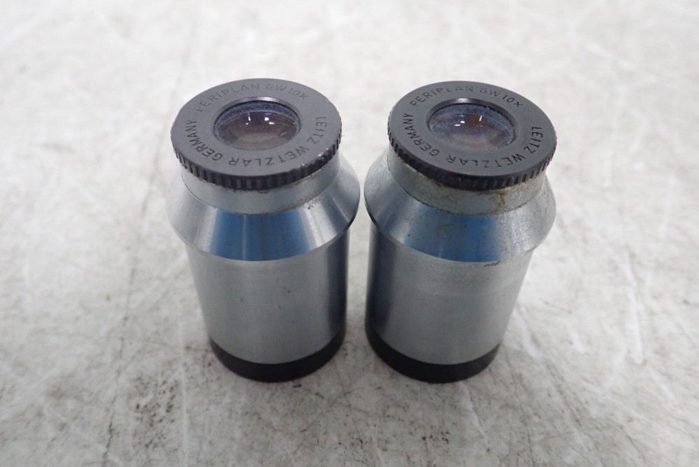 Leitz Wetzlar Periplan GW 10x Microscope Eyepieces