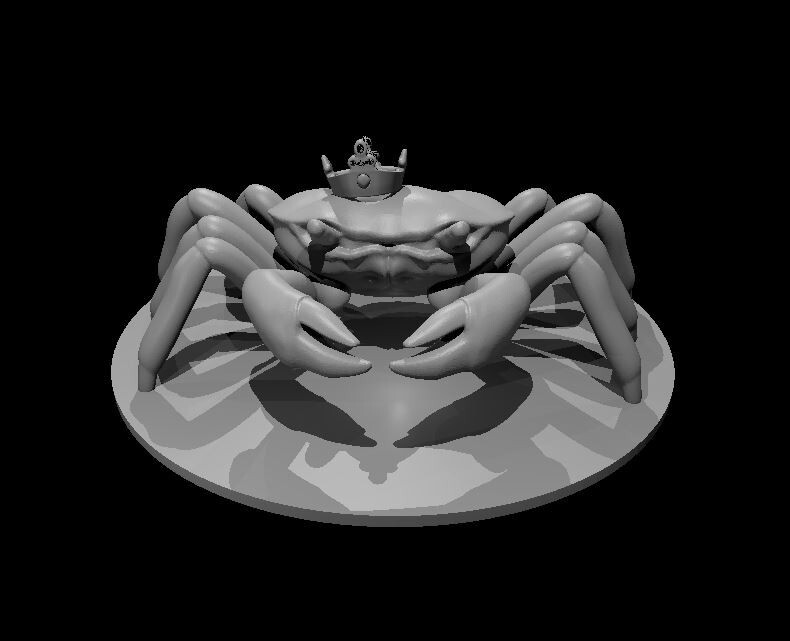 King Crab Monster Manual 28mm Scale DND D&D Tabletop Mini