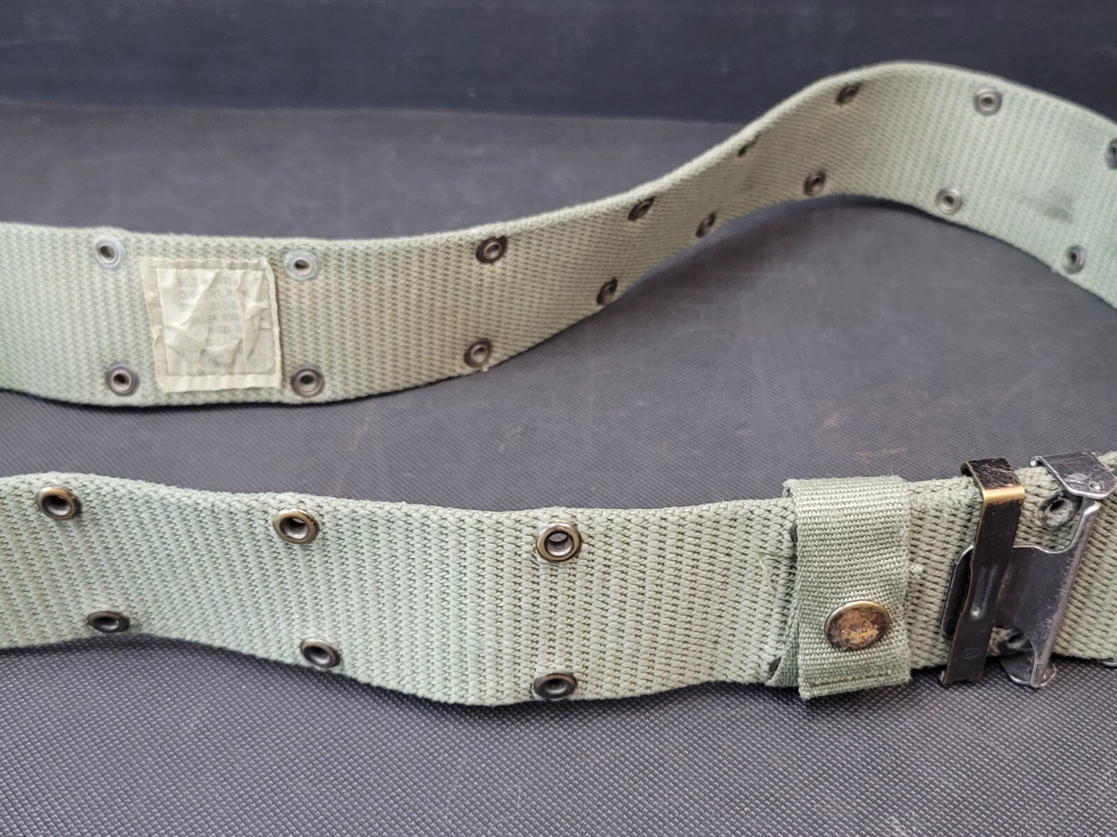USGI US Military Individual Equipment Nylon Utility Belt LC-2 Large Alice LBE