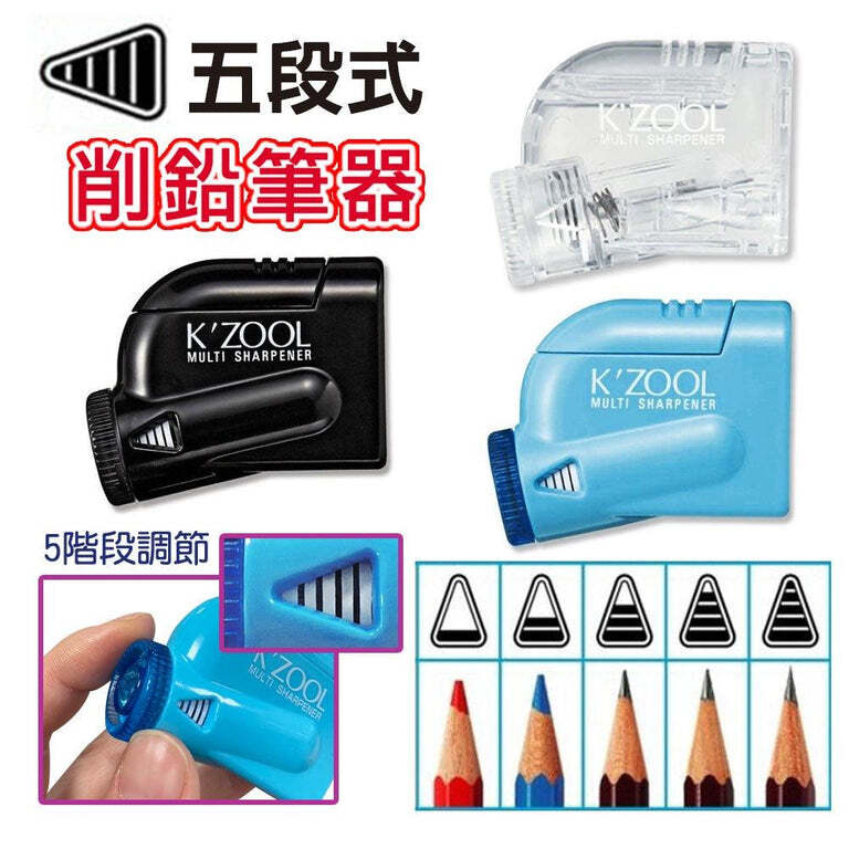 KUTSUMA KZOOL Mini Pencil Sharpener Top Grade Stationery Rectangle Cutter School