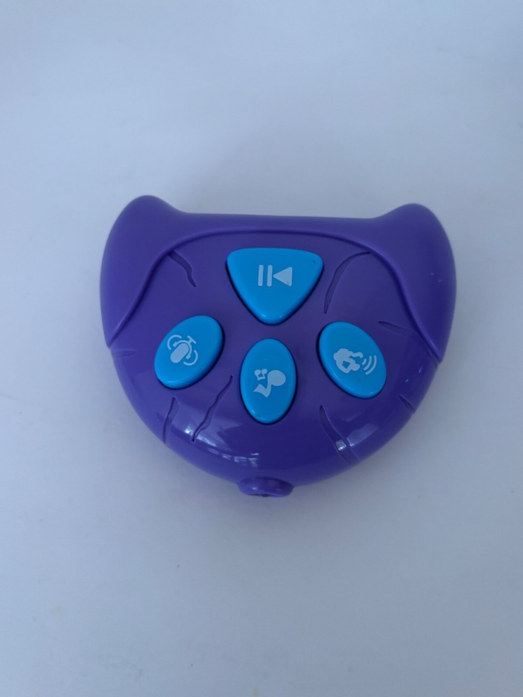 Remote Control Purple Blue Sequin Dinosaur Stegosaurus Tested & Works 12"
