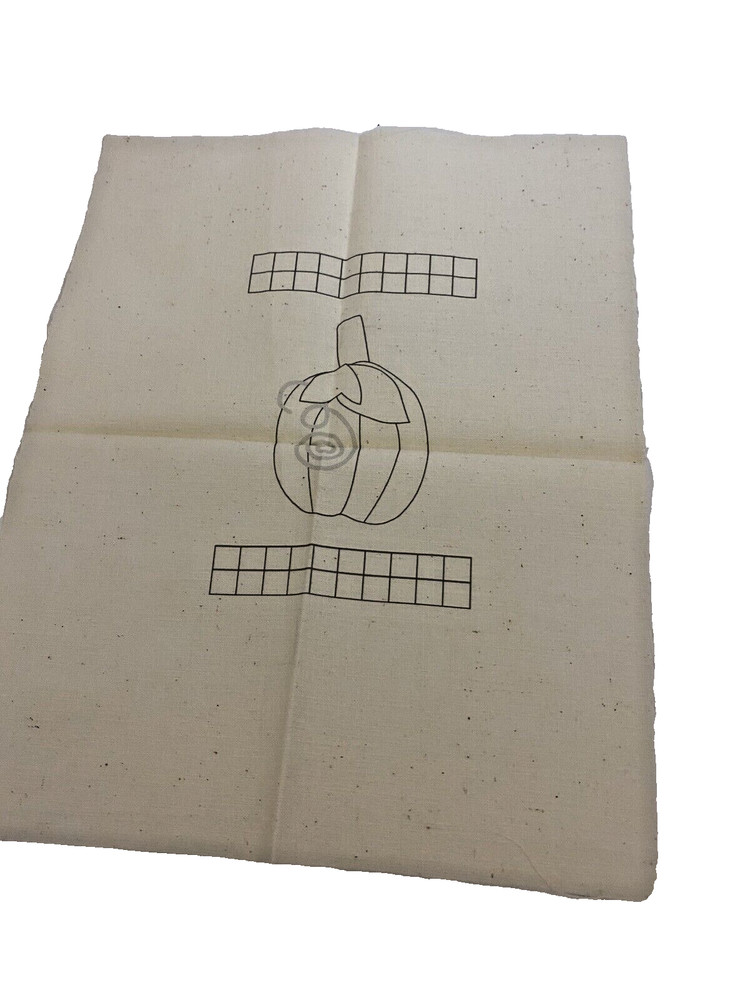 Myrtle Grace Motifs Pumpkin Patch Punch Needle Pattern & Fabric New
