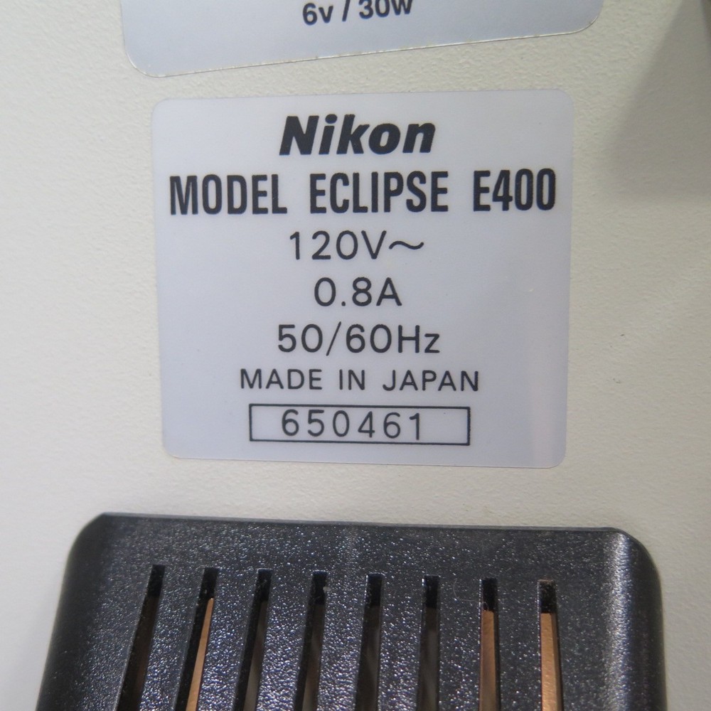 R198114 Nikon Eclipse E400 Microscope Body / Base