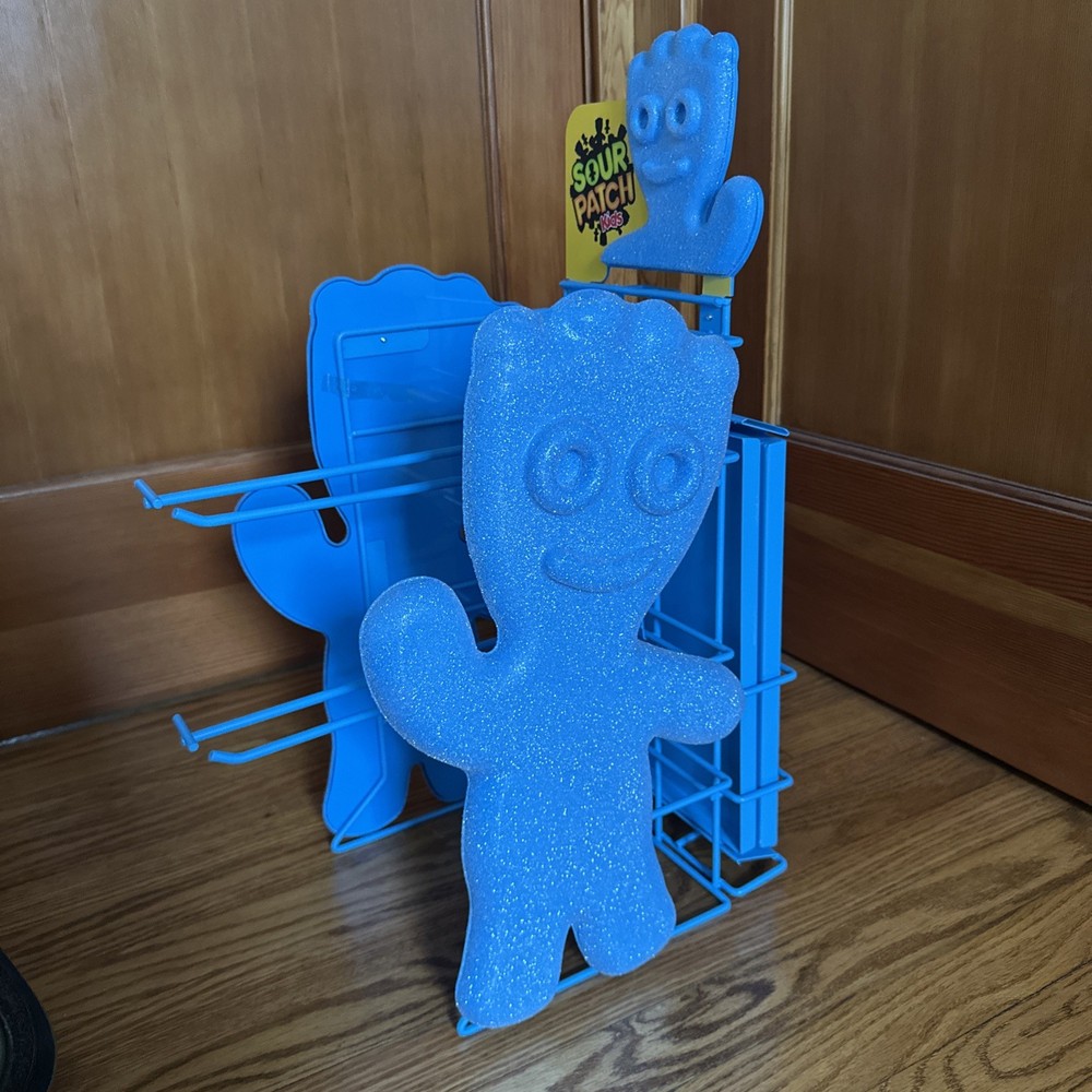 Sour Patch Kids Candy Store Display Metal Wire Rack Peg Hooks or Shelf Display