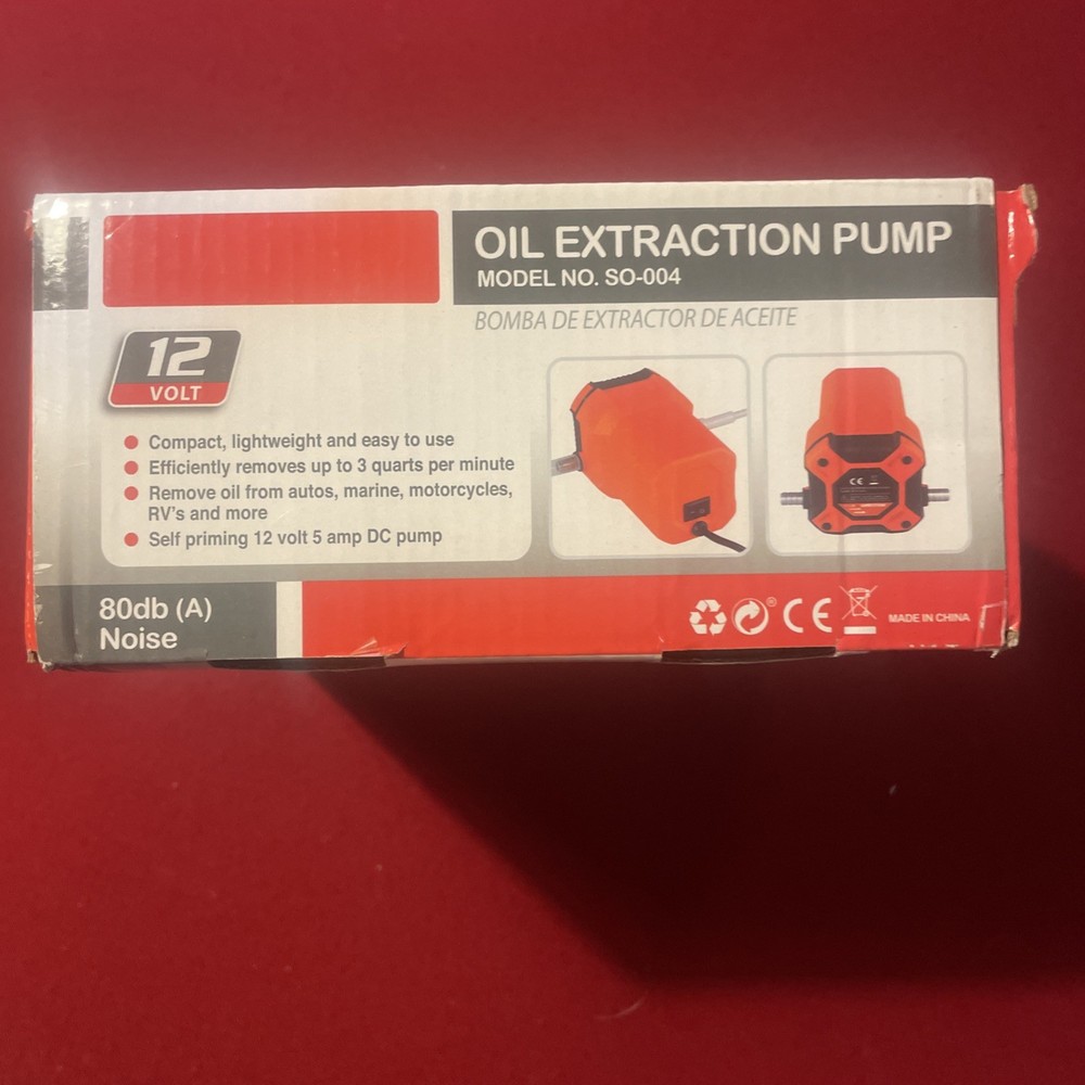 12v Oil extraction pump
