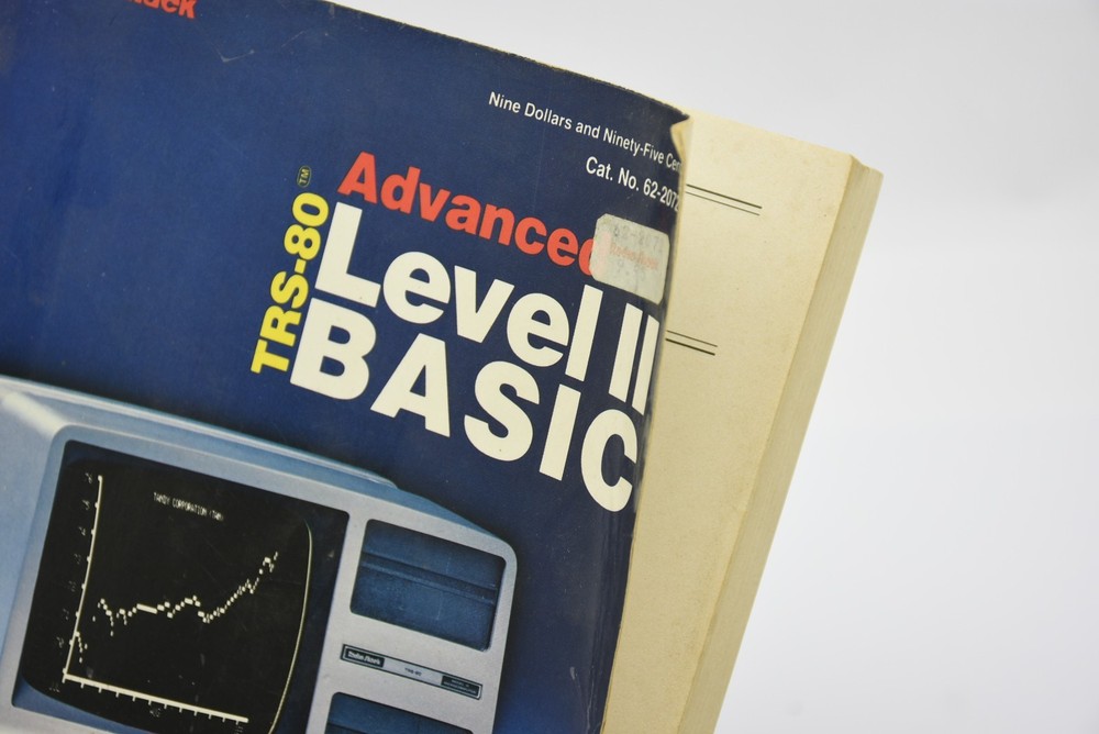 1981 RadioShack TRS-80 Advanced Level II BASIC A Learning Guide Cat No 62-2072