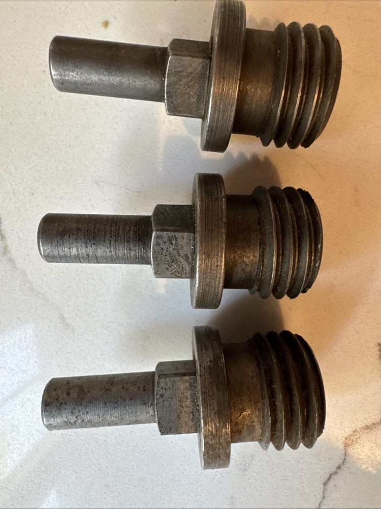 3 HOBART GRINDER #12 FEED SCREW STUDS
