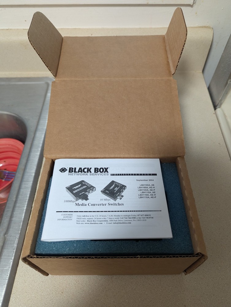 LBH100AE-ST | Black Box | Media Converter Switch, Used