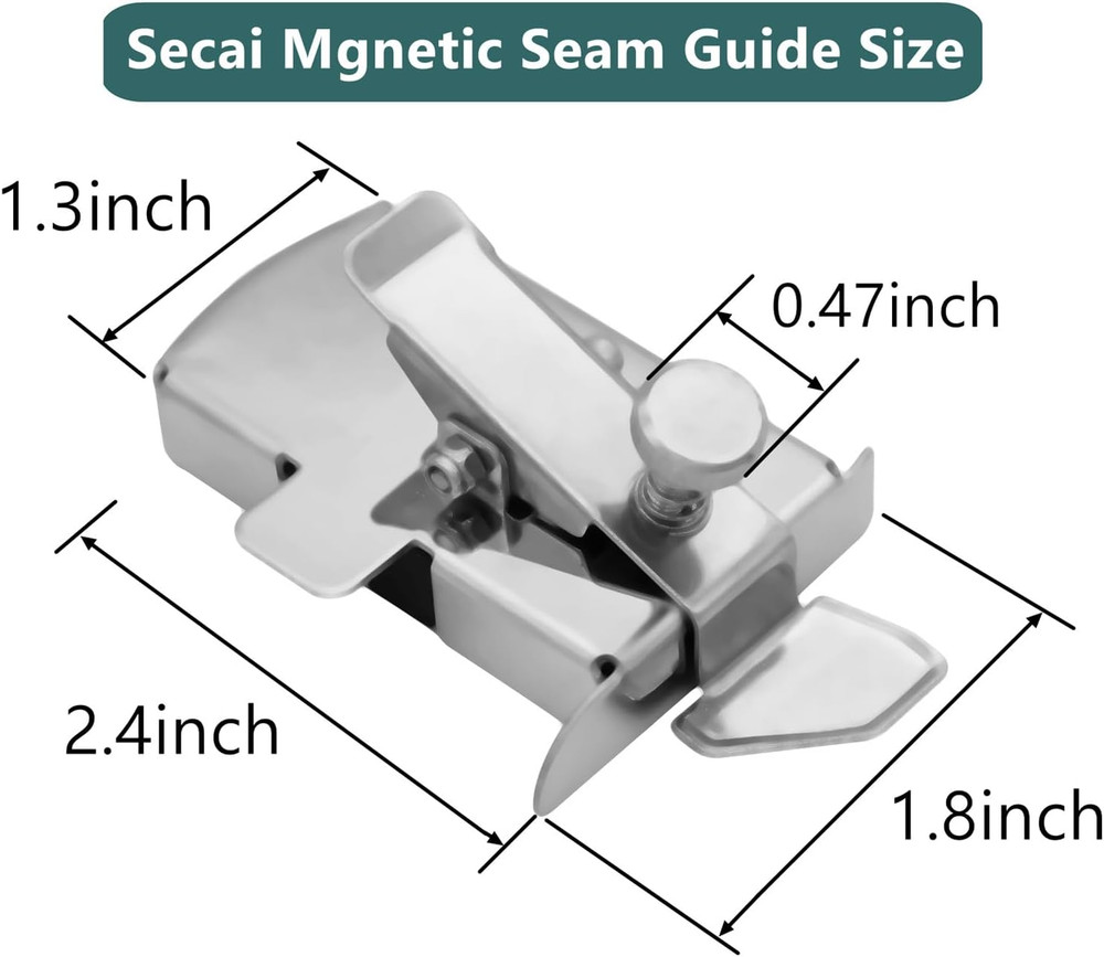 Magnetic Sewing Machine Seam Guide Universal Quilting Guide 2 Pack