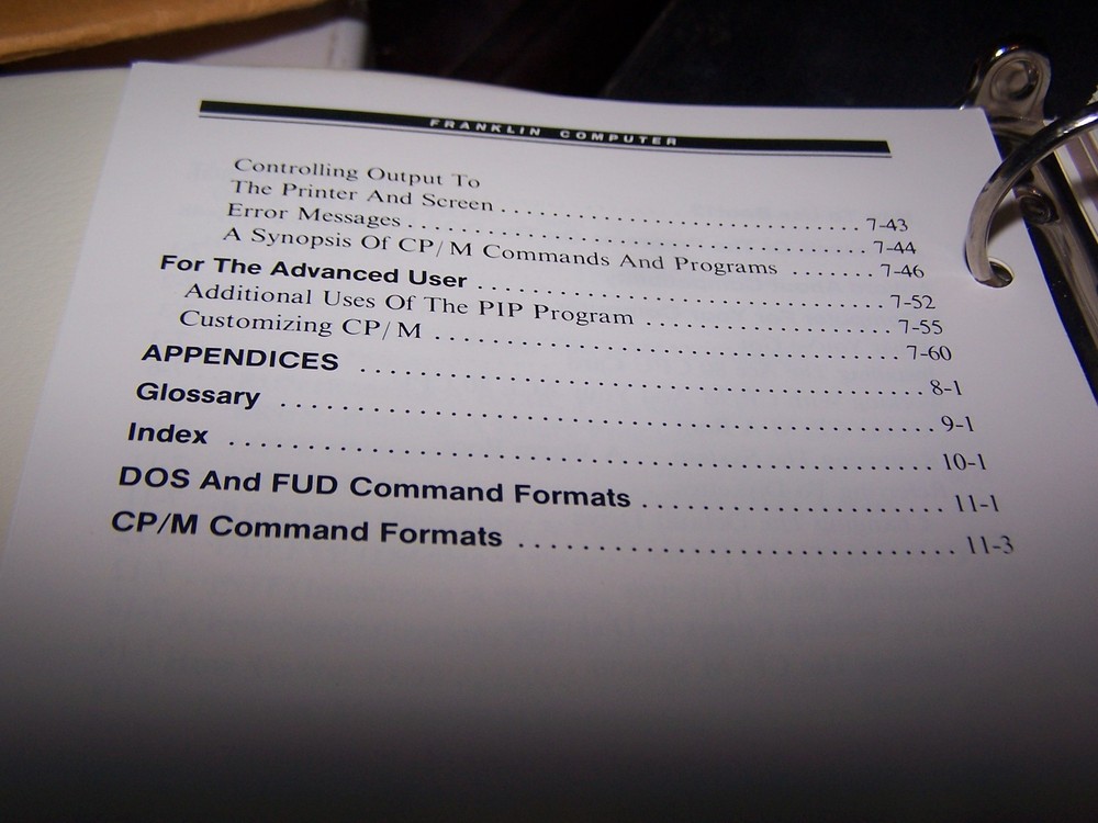 Vintage Rare Franklin Ace 1200 User Reference Manual