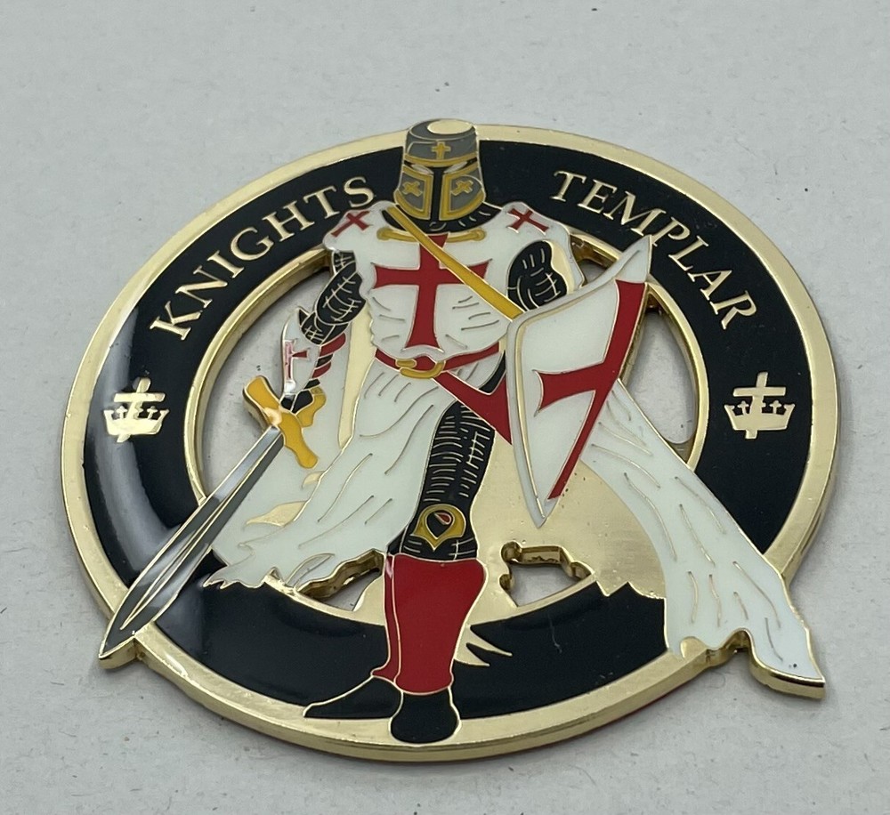 Knights Templar Cut Out Car Emblem
