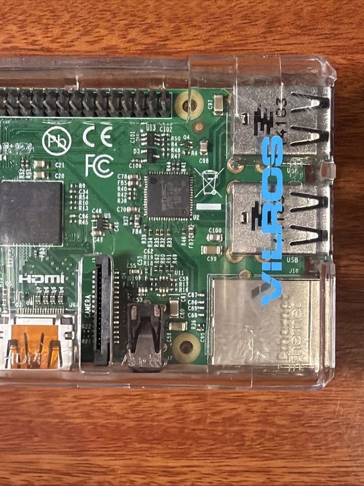 Raspberry Pi Model B+ 2014 Board w/ Case Vilros Tested Working