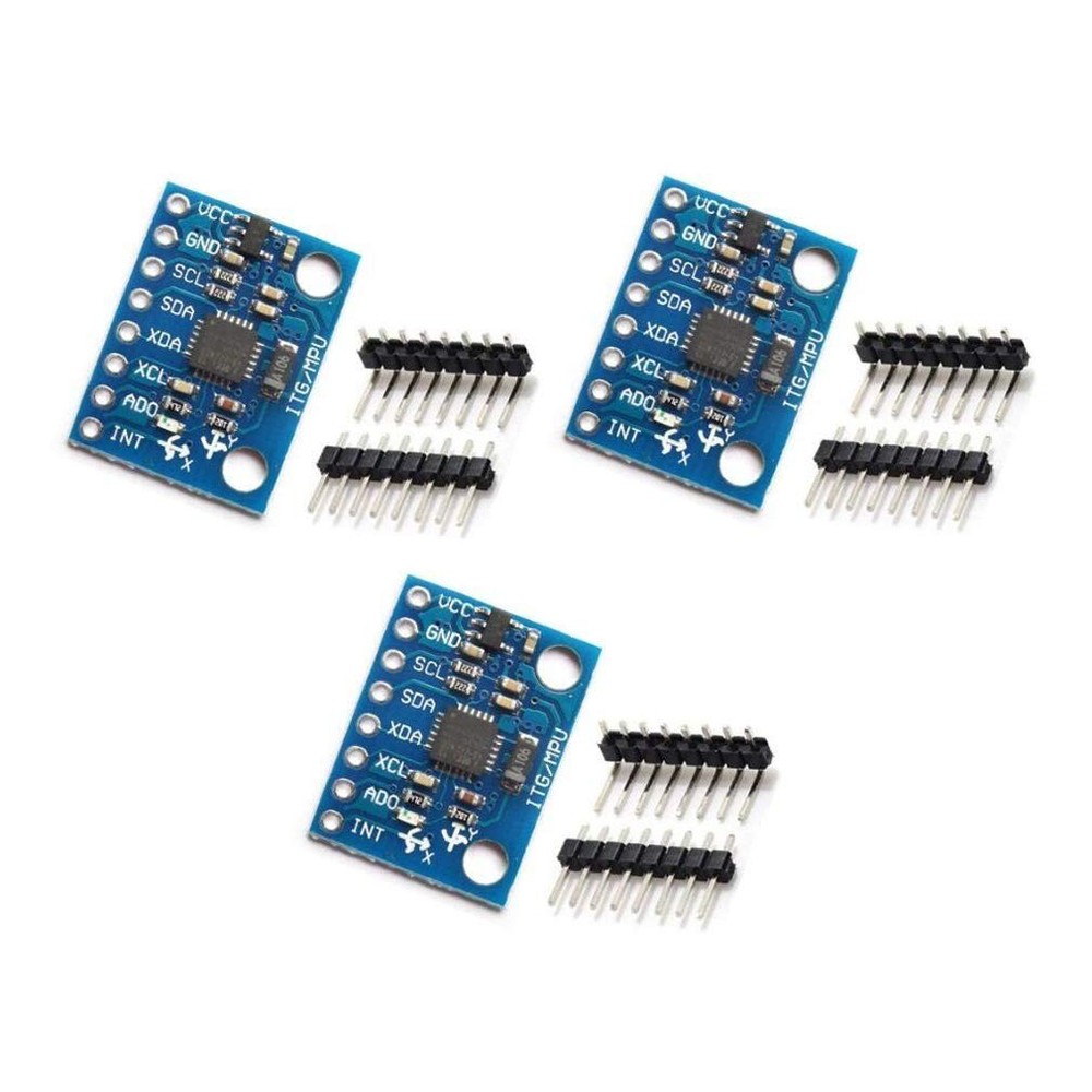 3pcs MPU-6050 6-Axis Accelerometer Gyroscope Module IIC Arduino Compatible