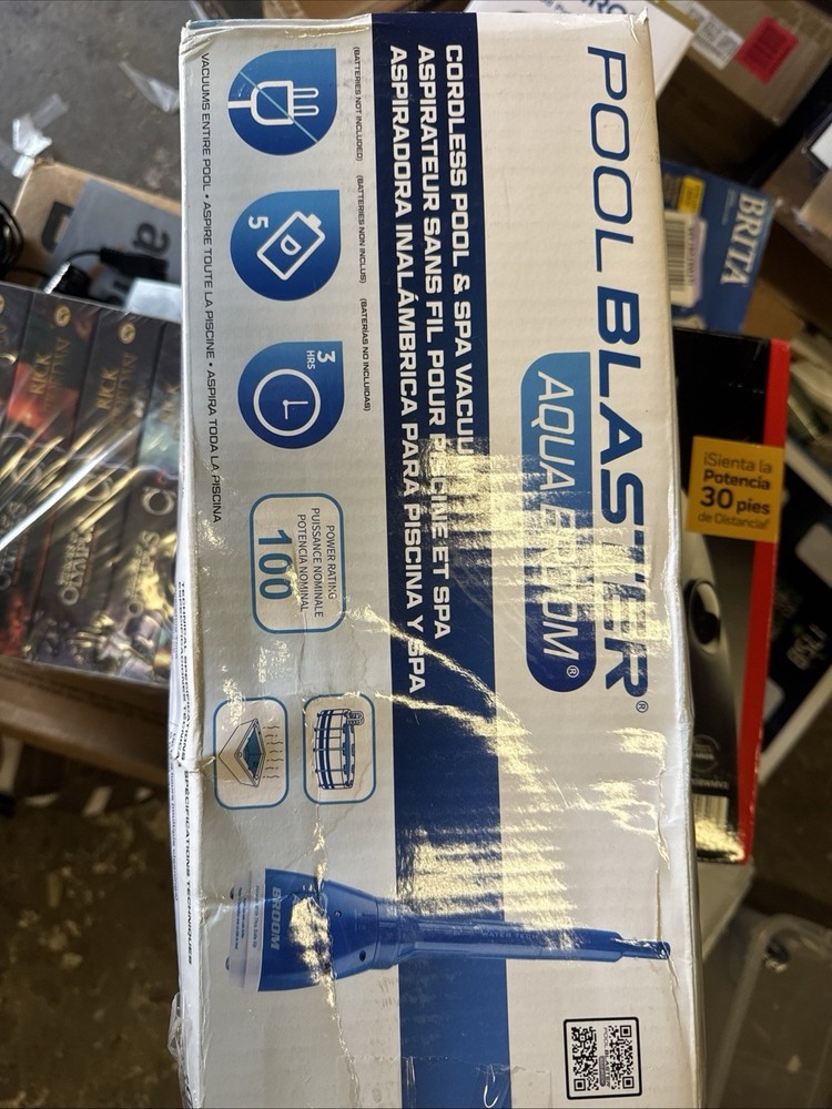 Pool Blaster Aqua Broom Cleaner Open Box Store Return Free Shipping E3