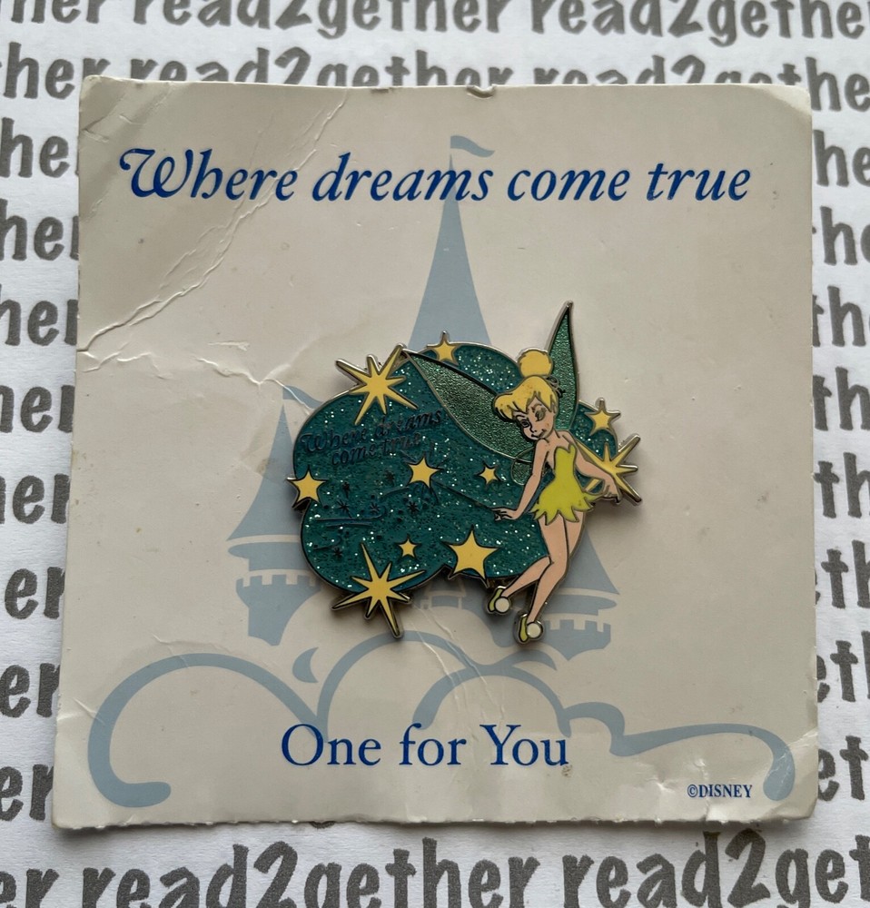 Disney Pin Where Dreams Come True Pixie Dust Tinker Bell Version 3