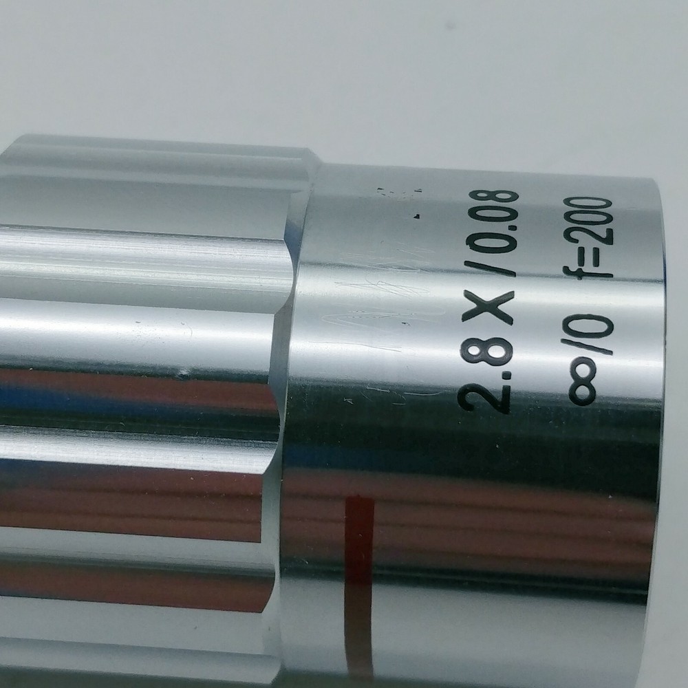 Mitutoyo Microscope Objective 2.8x