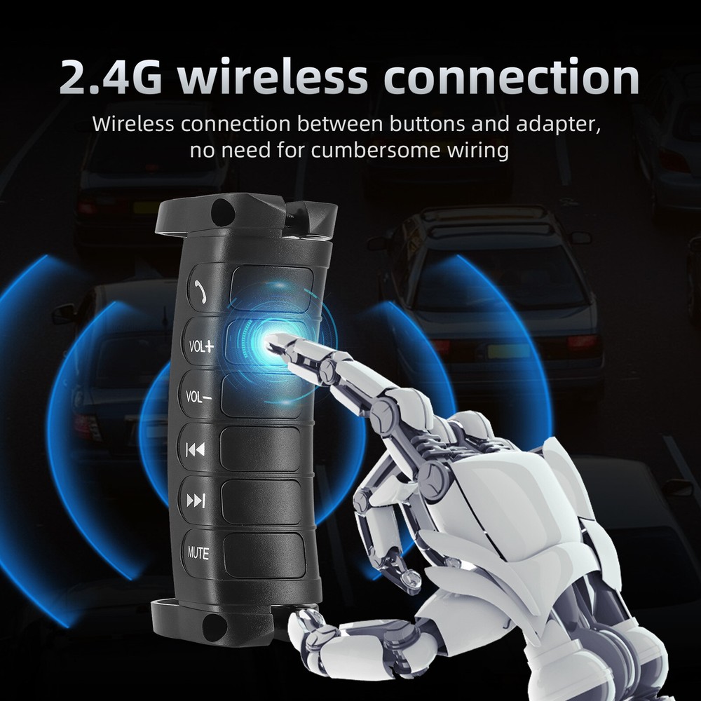 Car Remote Control Button Steering Wheel Wireless Universal For Stereo GPS DVD