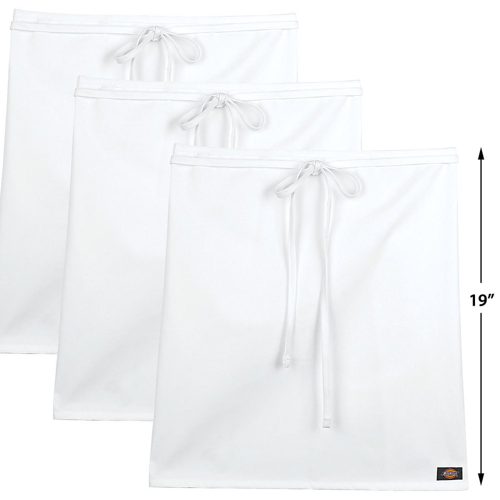 3-PACK Dickies Chef 19" Long Runner Apron, Restaurant Uniform, DC511