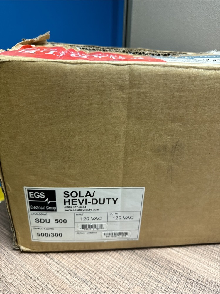 Emerson Sola SDU 500 Uninterruptable Power Supply NEW