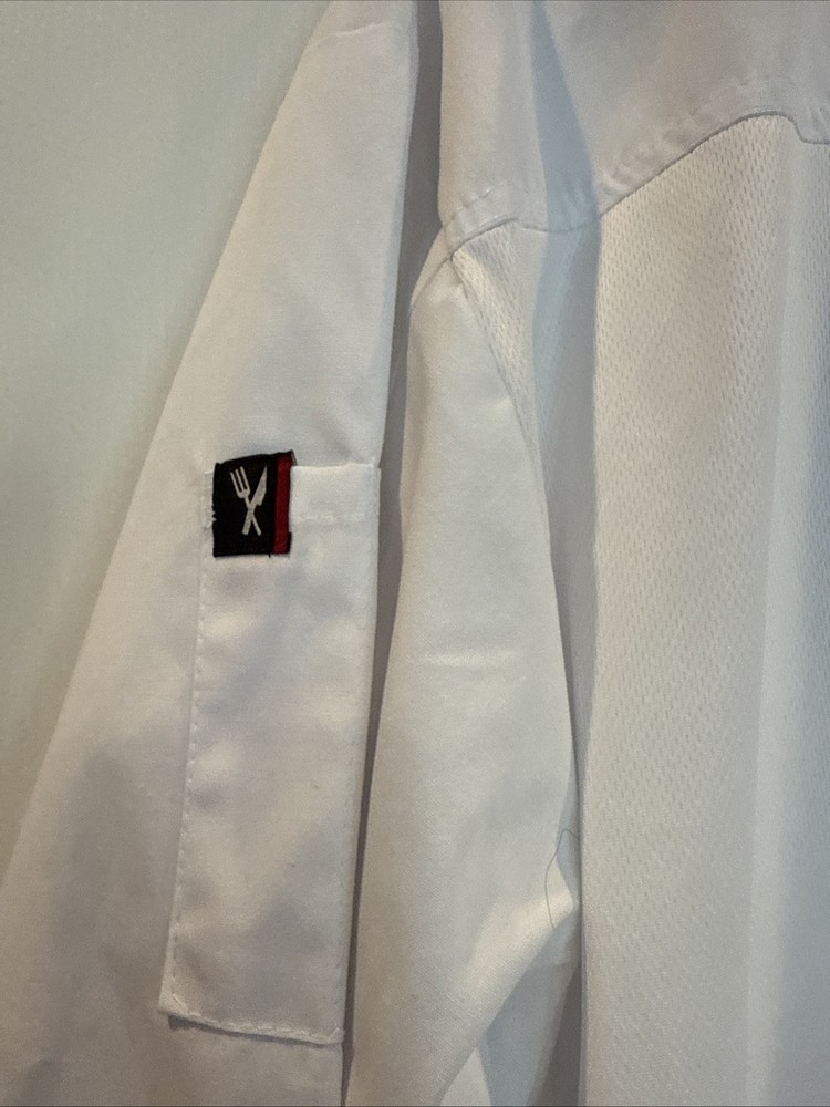 Chef Trends Chef Coat Premium Knot Button Down White 2XL