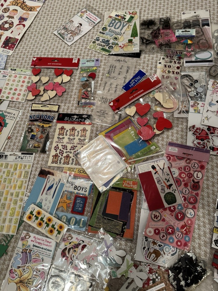 Large lot - Scrapbooking Supplies